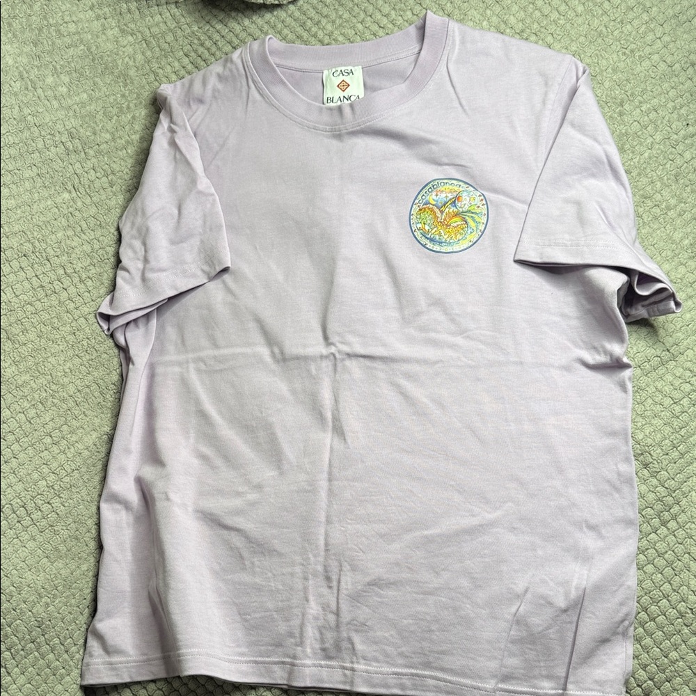 Casablanca Men's Lavender Jersey Shirt